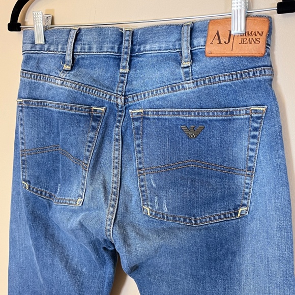 Armani Jeans J31 Regular Straight Jeans - Men's Size 30*34 - Blue - Picture 4 of 12